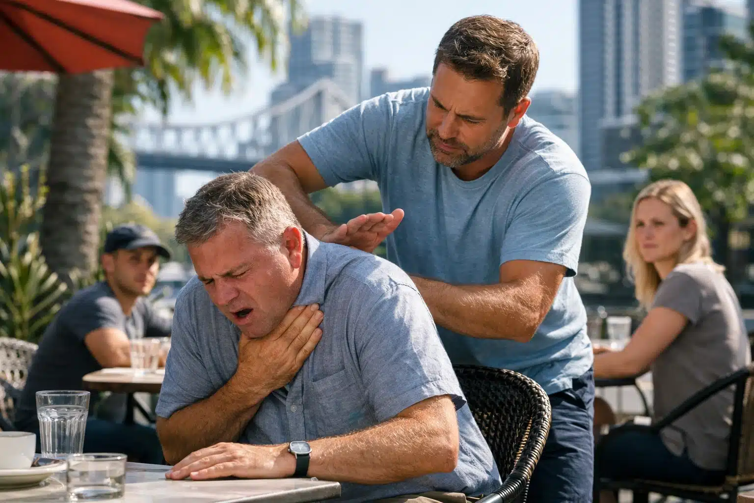 What to do if someone is choking?